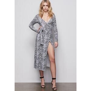 NWT Good American The Runaround Wrap Dress Size 1